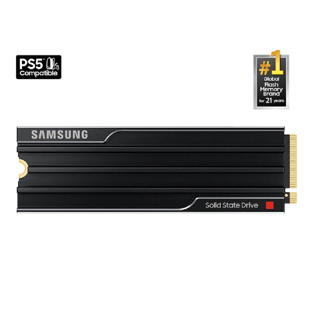 Samsung Internal SSD 1TB NVMe 2280 (9100 PRO Heatsink) view 3